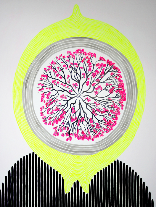 ink and acrylic on paper on paper, &copy; Adinda van 't Klooster, 2016